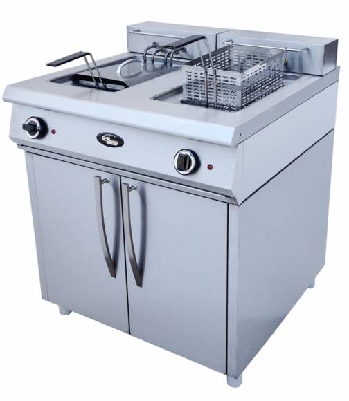 Фритюрница электрическая Гриль Мастер Ф2ЖТЛФрЭ на закрытом стенде 24019