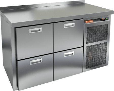 Стол морозильный Hicold GN 22 BR2 BT 4 ящика