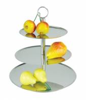 Подставка для торта 3-ярусная 340х360мм Eksi CKST10 нерж. Подставка для торта 3-ярусная 340х360мм Eksi CKST10 нерж.