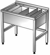 Барная станция 1500*600*850, с бортом нерж. Барная станция 1500*600*850, с бортом нерж.