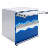 Прилавок нейтральный Elektra Luxstahl ПН-900 Premium