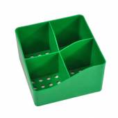Барный организатор 4 ячейки зеленый MGprof 1749 68827 /1/