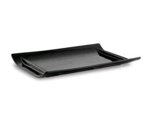 Тарелка прямоугольная 300х190мм Киото Блэк B6-25674/PT211 45423/2/