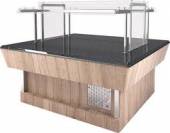 Прилавок нейтральный Refettorio (шведский стол сдвоенный) RN43S2 каменная столешница