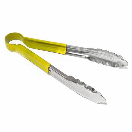 Щипцы универсальные 24см MGSteel UT09HVYL желтая ручка
