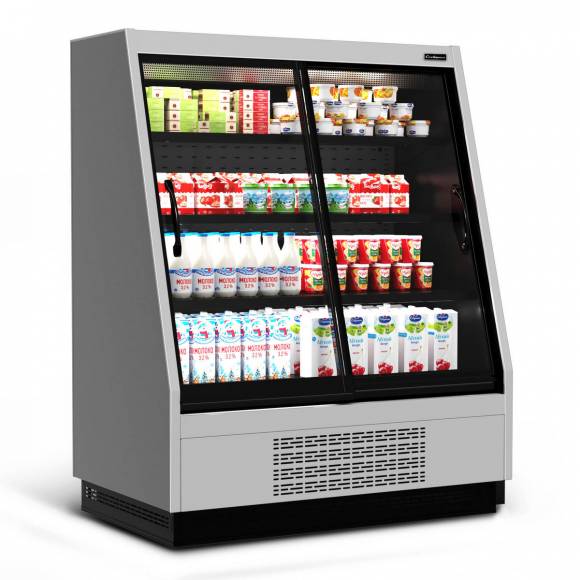 Витрина холодильная Carboma F16-08 VV 1,3-1 0030 STANDARD фронт X1 (версия 2.0) (9006-9005) Витрина холодильная Carboma F16-08 VV 1,3-1 0030 STANDARD фронт X1 (версия 2.0) (9006-9005)