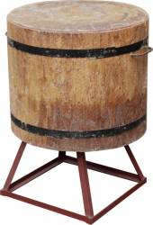 Колода для разруба круглая 500х590мм дуб, подставка 300 мм