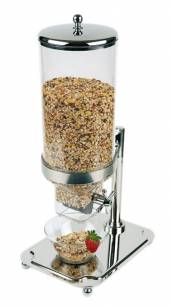 Диспенсер для мюсли 1 колба 7,5л Eksi 90133 поликарбонат с нерж. крышкой Диспенсер для мюсли 1 колба 7,5л Eksi 90133 поликарбонат с нерж. крышкой