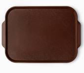 Поднос прямоугольный 45x34,5см темно-коричневый поверхность классик (167) MGprof 1730