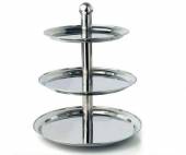 Этажерка 3-х ярусная d=30/40/50 см h=49 см нерж. MGSteel CKST3 Этажерка 3-х ярусная d=30/40/50 см h=49 см нерж. MGSteel CKST3