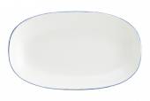 Блюдо овальное 150*85 мм фарфор Gourmet Retro Bonna E101GRM15OKY синий край b Блюдо овальное 150*85 мм фарфор Gourmet Retro Bonna E101GRM15OKY синий край b