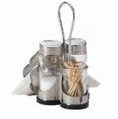 Набор для специй 3 предмета (соль, перец, зубочистки) + салфетница 433 Набор для специй 3 предмета (соль, перец, зубочистки) + салфетница 433