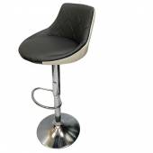 Стул барный J-700 черный/белый