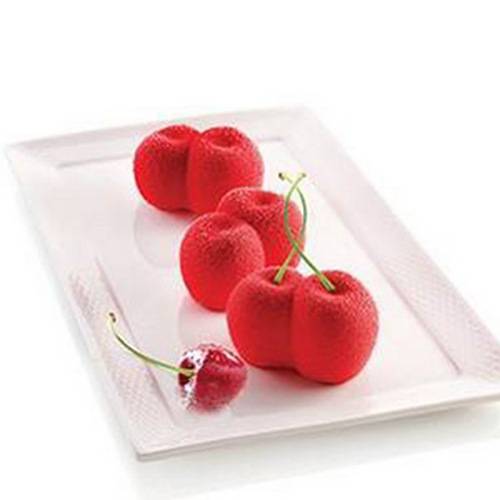 Форма силиконовая Черешня двойная (пакет 1 шт.) CILIEGIA Форма силиконовая Черешня двойная (пакет 1 шт.) CILIEGIA