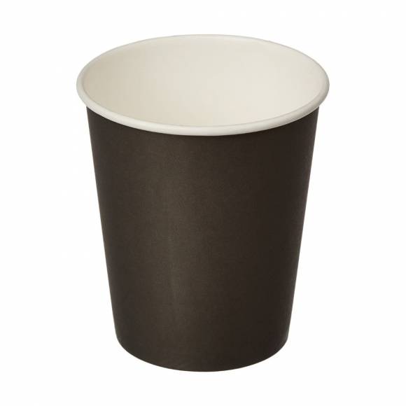 Стакан бумажный 250мл Черный туба 50шт. /20/ Стакан бумажный 250мл Черный туба 50шт. /20/