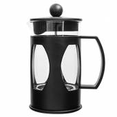 Кофейник с прессом 350мл ProHotel стекло, пластик черный 321007-350 03160447 Кофейник с прессом 350мл ProHotel стекло, пластик черный 321007-350 03160447