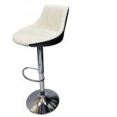 Стул барный J-700 белый/черный