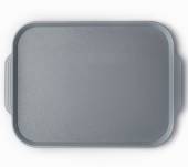 Поднос прямоугольный 45x34,5см серый поверхность классик (107) MGprof 1730