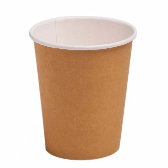 Стакан бумажный 250мл Крафт туба 50шт. /20/