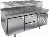 Стол холодильный HICOLD SN 12/TN LT 1 дверь 2 ящика  Стол холодильный HICOLD SN 12/TN LT 1 дверь 2 ящика