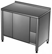 СКПП Стол-купе производственный с бортом, полкой 1900*700*850, зашивка сзади и по бокам