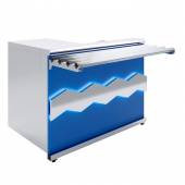 Прилавок кассовый универсальный Elektra Luxstahl КК-1200 Premium