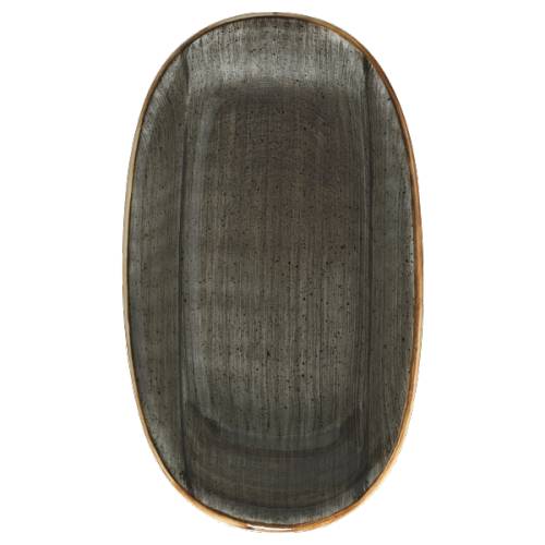 Блюдо овальное 15х8,5см фарфор Gourmet Aura Space Bonna ASCGRM15OKY b