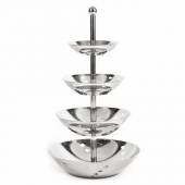 Этажерка 4 яруса, h 50 см, d 21/25/31/38 см, нержавейка, P.L. Proff Cuisine H0140D Этажерка 4 яруса, h 50 см, d 21/25/31/38 см, нержавейка, P.L. Proff Cuisine H0140D