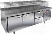 Стол холодильный HICOLD SN 112/TN LT 2 двери 2 ящика  Стол холодильный HICOLD SN 112/TN LT 2 двери 2 ящика