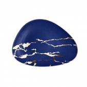 Тарелка 245х180мм синий фарфор Blue Gold P.L. 81223168 /4/