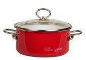 Кастрюля циллиндрич. 3л "Bon Appetit" цвет вишня /8SD185S ЦБ-00035114 /4/ Кастрюля циллиндрич. 3л "Bon Appetit" цвет вишня /8SD185S ЦБ-00035114 /4/
