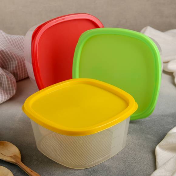 Контейнер квадратный 1,55л BioFresh микс Bis пласт