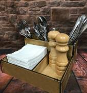 Подставка сервировочная для салфеток, приборов  и специй 250х220х90мм РС5 (153005) 61265