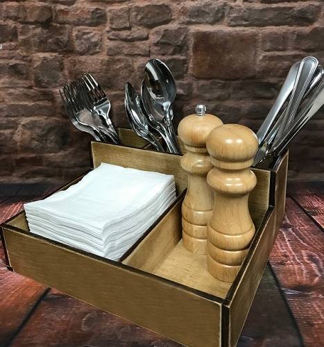 Подставка сервировочная для салфеток, приборов  и специй 250х220х90мм РС5 (153005) 61265