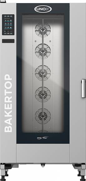 Пароконвектомат Unox (BakerTop MIND.maps) XEBL-16EU-YPRS-11 с тележкой на 20 уровней GN 1/1 Пароконвектомат Unox (BakerTop MIND.maps) XEBL-16EU-YPRS-11 с тележкой на 20 уровней GN 1/1