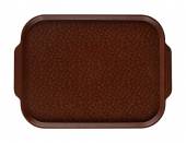 Поднос прямоугольный 45х35,5см темно-коричневый с ручками (167) MG 1730 13723 мки027 /10/ Поднос прямоугольный 45х35,5см темно-коричневый с ручками (167) MG 1730 13723 мки027 /10/