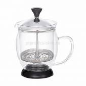 Чайник стеклянный с прессом 300мл "Termo-Elite" P.L. 8227 (81200551) /24/ Чайник стеклянный с прессом 300мл "Termo-Elite" P.L. 8227 (81200551) /24/