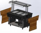 Фасад боковой универсальный Refettorio (шведский стол сдвоенный) - S2 каменная столешница