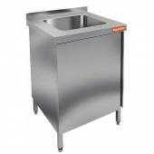 Стол производственный с распашной дверцей и моечной ванной HICOLD НСЗ1М-6/7БЛ Стол производственный с распашной дверцей и моечной ванной HICOLD НСЗ1М-6/7БЛ