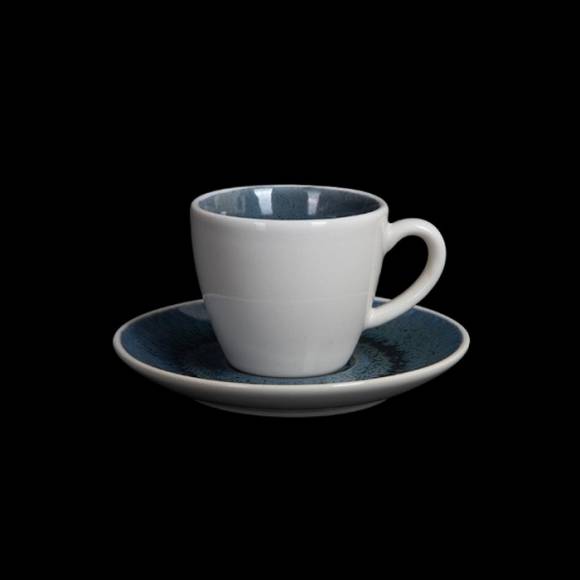 Кофейная пара 80 мл Corone Oceano голубой 4626/4627oc Кофейная пара 80 мл Corone Oceano голубой 4626/4627oc