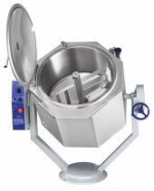 Котел пищеварочный Абат КПЭМ-100-ОМР ручное опрокидывание, миксер