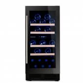 Винный шкаф компрессорный встраиваемый DUNAVOX DAU-32.78DB 2 температурные зоны