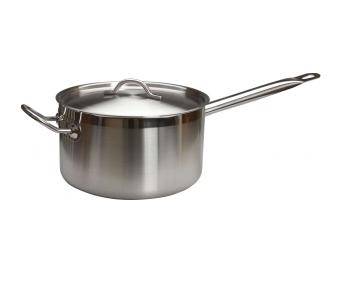 Сотейник 6,3л нерж. двойное дно крышка индукция MGSteel 19163 Сотейник 6,3л нерж. двойное дно крышка индукция MGSteel 19163