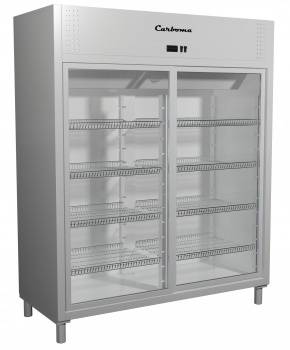 Шкаф-купе холодильный Полюс Carboma R1400K стекло