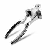 Пресс для чеснока 18 см. с выдавливателем, с прорезиненными ручками, хром. сталь MGsteel 72608