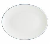 Блюдо овальное 360*280 мм фарфор Gourmet Retro Bonna E101MOV36OV синий край Блюдо овальное 360*280 мм фарфор Gourmet Retro Bonna E101MOV36OV синий край