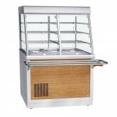 Прилавок-витрина холодильный Абат ПВВ(Н)-70Х-С-НШ Прилавок-витрина холодильный Абат ПВВ(Н)-70Х-С-НШ