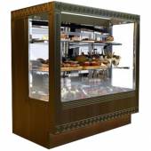 Витрина горизонтальная  «СТЕЛЛА» (корпус под дерево 16 вариантов цветовых решений) 1600