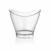 Ведро для шампанского 6 л. поликарбонат 300*240/165*165 мм. h=260 мм. с ручками прозрачное GP 76886