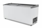 Ларь морозильный с наклонным гнутым стеклом Frostor Gellar FG 600 E v25 серый